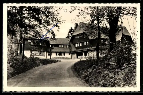 AK Königstein / Taunus, Haus Bethanien, Auffahrt von Süden