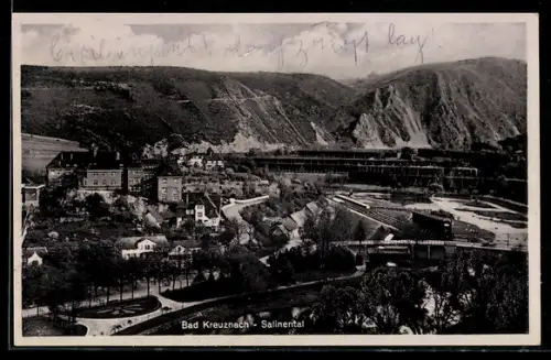 AK Bad Kreuznach, Salinental mit Gradierwerk