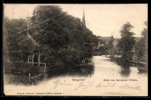 AK Bergedorf, Blick von der neuen Brücke
