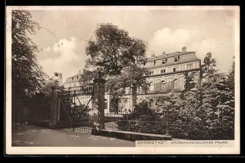 AK Darmstadt, Grossherzogliches Palais