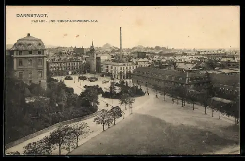 AK Darmstadt, Parade- und Ernst-Ludwigs-Platz