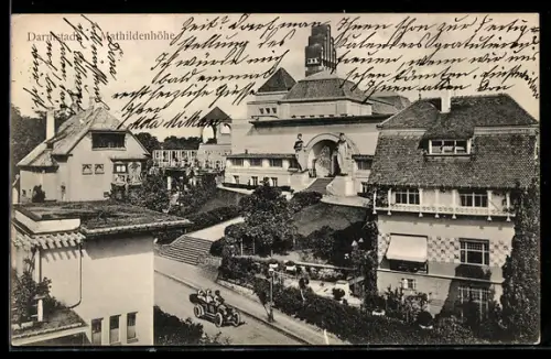 AK Darmstadt, Mathildenhöhe, Ernst Ludwig-Haus