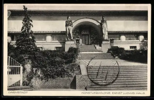 AK Darmstadt, Künstlerkolonie, Ernst Ludwig-Haus