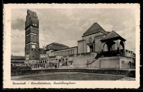 AK Darmstadt, Künstlerkolonie, Ausstellungshaus