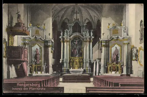 AK Hengersberg, Inneres der Pfarrkirche