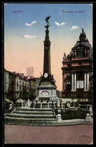 AK Bruxelles, Monument Anspach