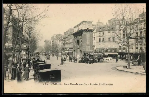 AK Paris, Les Boulevards, Porte St-Martin