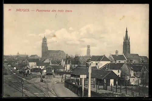 AK Bruges, Panorama des trois tours
