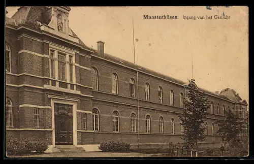 AK Munsterbilzen, Ingang van het Gesticht