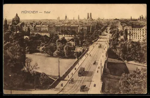 AK München, Totalansicht