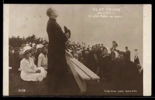 AK Schauspieler Olaf Fonss im Film der Pfarrer am Meer