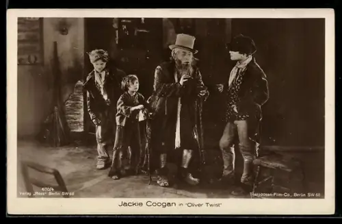 AK Schauspieler Jackie Coogan im Film Oliver Twist