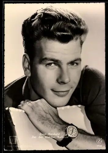 AK Ernst Reinhold im Film Bei der blonden Kathrein, Portrait