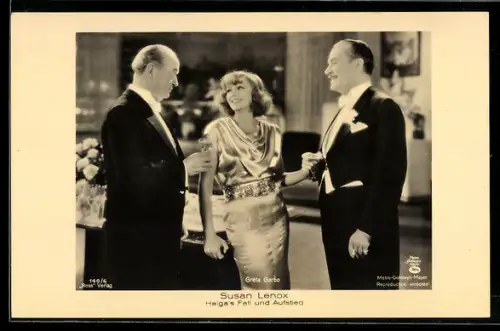 AK Schauspielerin Greta Garbo in einer Filmszene aus Susan Lenox: Her Fall and Rise
