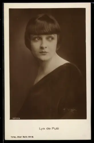 AK Portrait der Schauspielerin Lya de Putti
