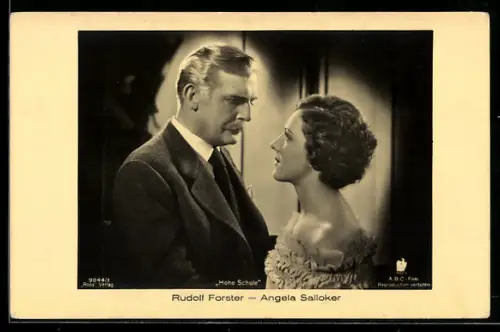 AK Schauspieler Rudolf Forster und Angela Salloker in Hohe Schule