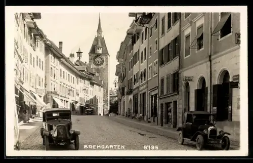AK Bremgarten, Strassenpartie im Ort
