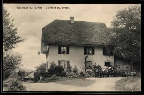 AK Birrhard, Gasthaus zur Sonne, G. Sydler