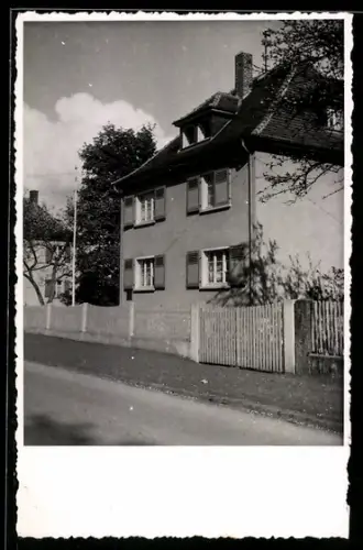 Foto-AK Bad Salzhausen, Hotel-Pension Haus Vogel, Kurstrasse 13