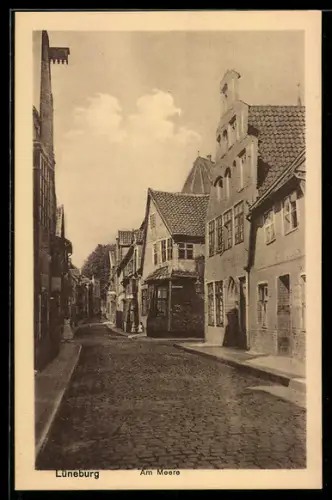 AK Lüneburg, Strasse Auf Dem Meere