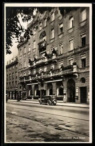 AK München, Park-Hotel am Karlsplatz