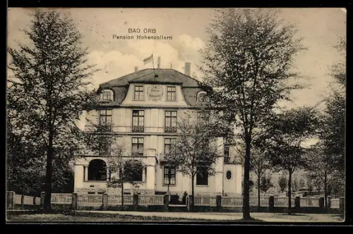 AK Bad Orb, Hotel-Pension Hohenzollern