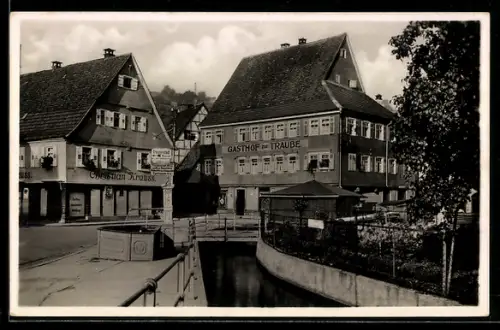 AK Altensteig, Gasthof und Pension z. Traube, Bes. W. Seeger