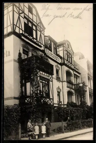 Foto-AK Bad Salzschlirf, Hotel Margareta