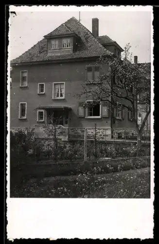 Foto-AK Bad Salzhausen, Hotel-Pension Haus Vogel, Kurstrasse 13