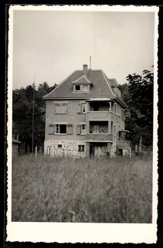 Foto-AK Bad Salzhausen, Hotel-Pension Haus Vogel, Kurstrasse 13