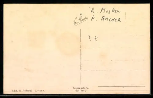 AK Ancona, Palazzo R. R. Poste e Telegrafi e Palazzo del Littorio