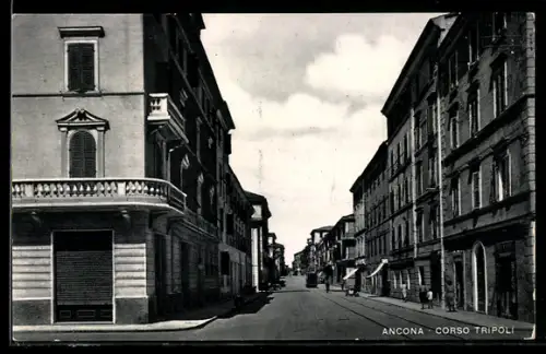 AK Ancona, Corso Tripoli, Strassenpartie