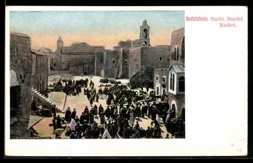 AK Bethlehem, Anwohner auf dem Marktplatz