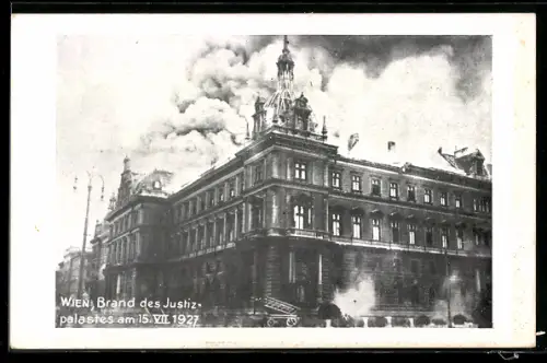 AK Wien, Brand des Justizpalastet 1927