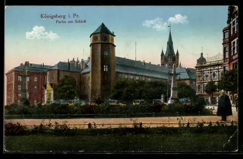AK Königsberg, Partie am Schloss