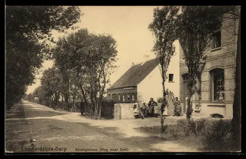 AK Lombardzijde-Dorp, Koninginlaan, Weg naar Zee