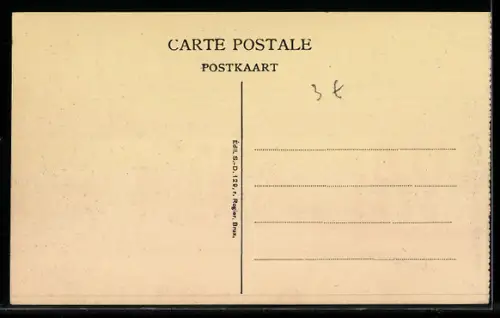 AK Messines, Rue de l`Eglise, Geschäfte