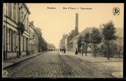 AK Messines, Rue d`Ypres