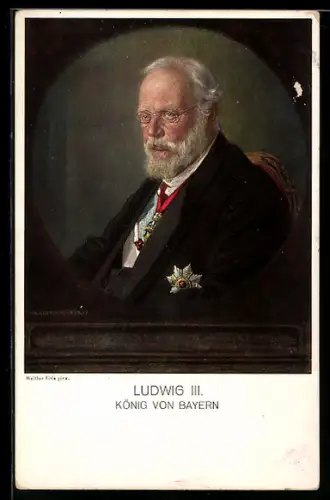 Künstler-AK Walther Firle: Ludwig III., König von Bayern