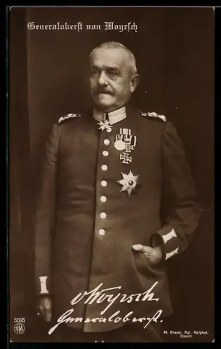 AK Heerführer Generaloberst von Woyrsch in Uniform