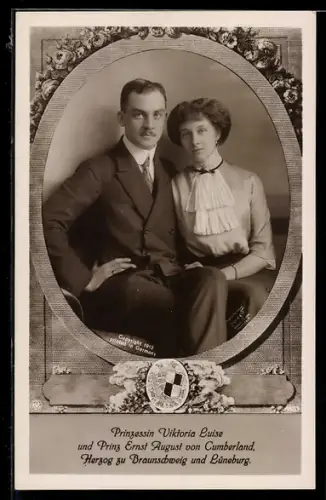 AK Ernst August Herzog von Braunschweig und seine Gemahlin