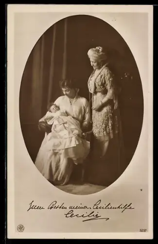 AK Portrait Prinzessin Cecilie von Preussen