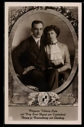 AK Ernst August Herzog von Braunschweig und seine Gemahlin