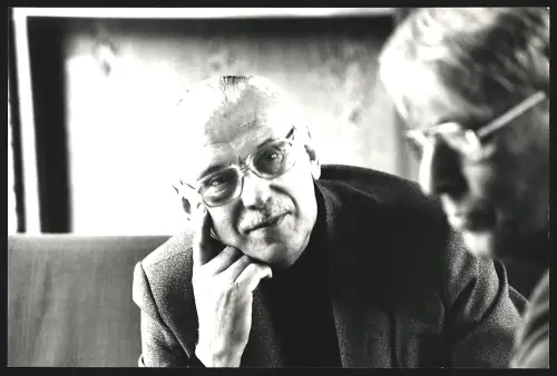 Fotografie Russischer Schriftsteller Sergei Michalkov im Portrait