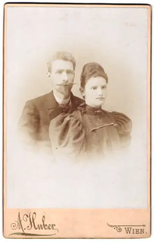 Fotografie A. Huber, Wien, Stock im Eisen-Platz 2, Dominik Köckheis und seine Frau Marianne geb. v. Nagel