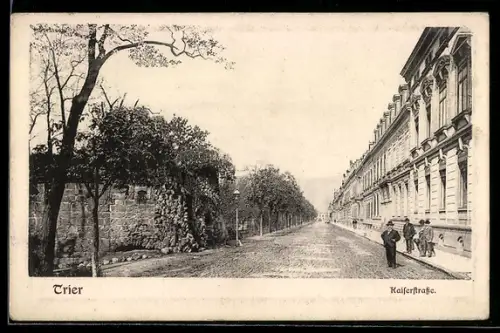 AK Trier, Partie in der Kaiserstrasse