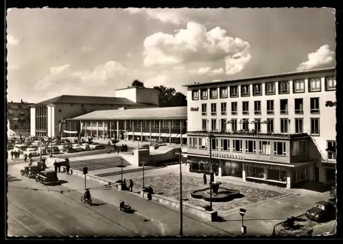 AK Bad Homburg v. d. H., Kurhaus und Kreissparkasse
