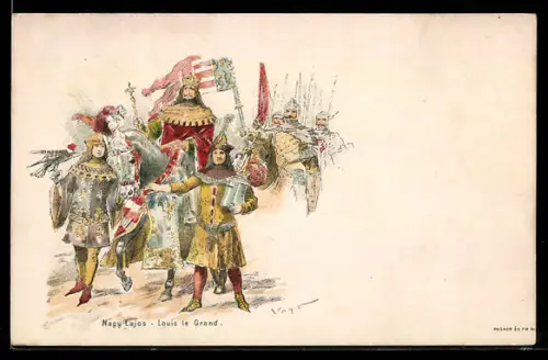 Lithographie Louis le Grand, Ganzsache