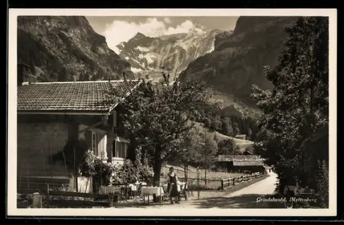 AK Grindelwald, Blick zum Mettenberg