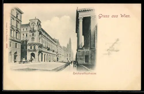 AK Wien, Reichsrathsstrasse